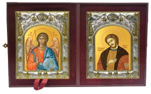 Складень Ангел Хранитель и Александр Невский, благоверный князь