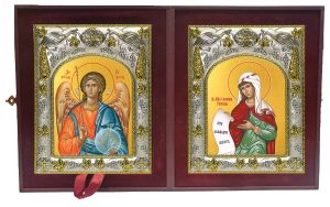 Складень Ангел Хранитель и Сосанна Римская