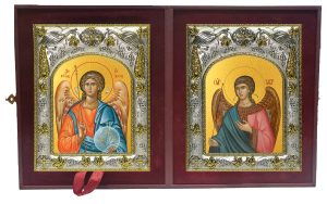 Складень Ангел Хранитель и Гавриил Архангел