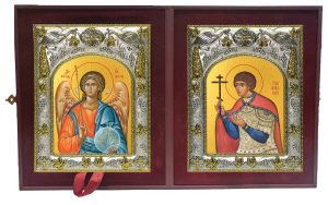 Складень Ангел Хранитель и Уар мученик