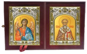 Складень Ангел Хранитель и Лев Катанский