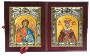 Складень Ангел Хранитель и Александра Романова