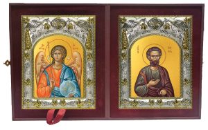 Складень Ангел Хранитель и Иоаким Праведный