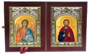 Складень Ангел Хранитель и Богдан (Феодот) Адрианопольский мученик