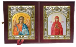 Складень Ангел Хранитель и Мария Клеопова