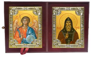 Складень Ангел Хранитель и Рафаил Архангел