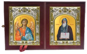 Складень Ангел Хранитель и Макарий Желтоводский, Унженский, преподобный