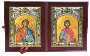 Складень Ангел Хранитель и Илиан (Илий) Севастийский мученик