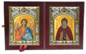 Складень Ангел Хранитель и Илия (Илья) Муромец преподобный