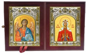 Складень Ангел Хранитель и София Слуцкая, княгиня