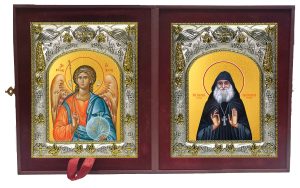 Складень Ангел Хранитель и Гавриил (Ургебадзе) архимандрит, преподобный