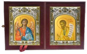 Складень Ангел Хранитель и Гедеон пророк