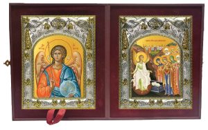Складень Ангел Хранитель и Жены-мироносицы