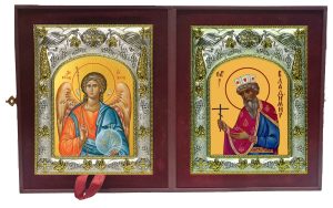 Складень Ангел Хранитель и Владимир равноапостольный, Великий князь