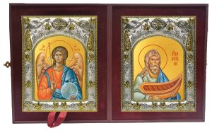 Складень Ангел Хранитель и Ной праотец