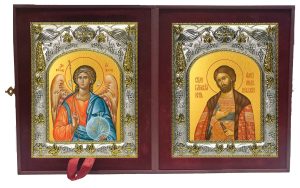 Складень Ангел Хранитель и Александр Невский, благоверный князь