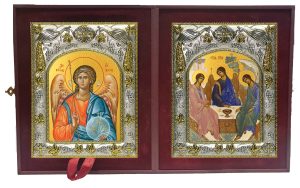 Складень Ангел Хранитель и Святая Троица