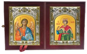 Складень Ангел Хранитель и Соломон праотец