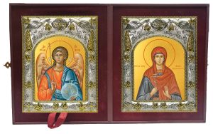 Складень Ангел Хранитель и Анна Адрианопольская Святая мученица