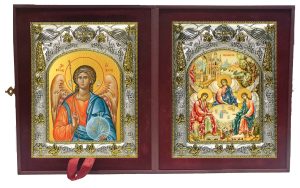 Складень Ангел Хранитель и Святая Троица