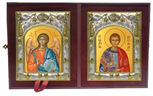 Складень Ангел Хранитель и Александр Римский