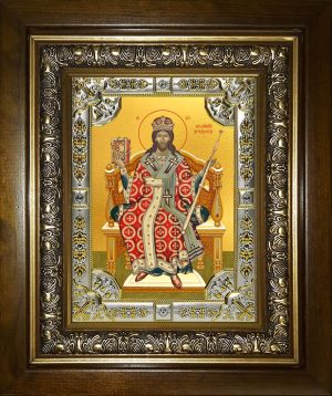 Икона освященная "Великий Архирей", в киоте 24x30 см