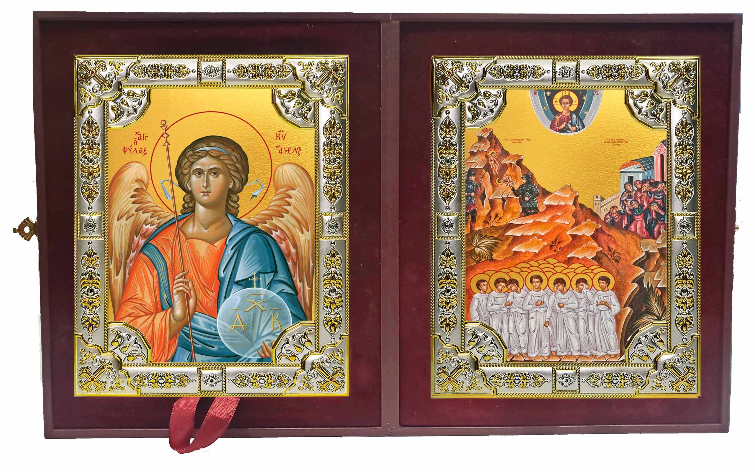 Складень Ангел Хранитель и Вифлеемские младенцы мученики