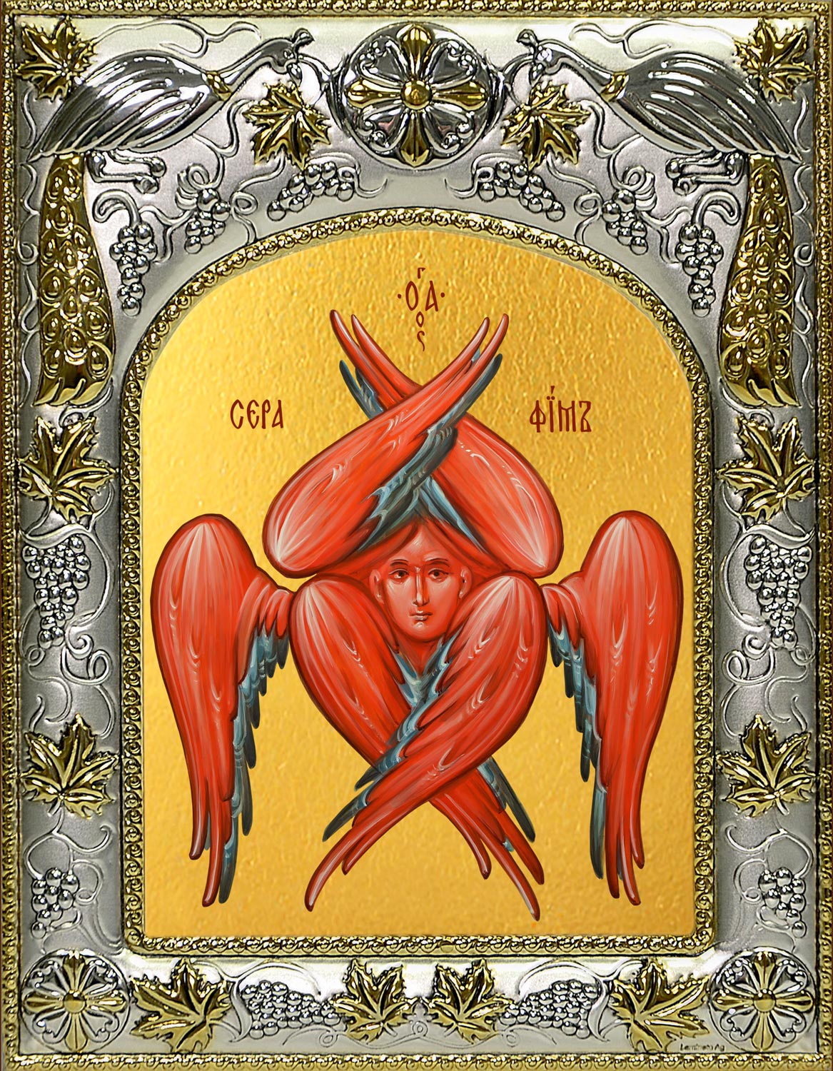 Серафим Шестикрылый, 14х18см