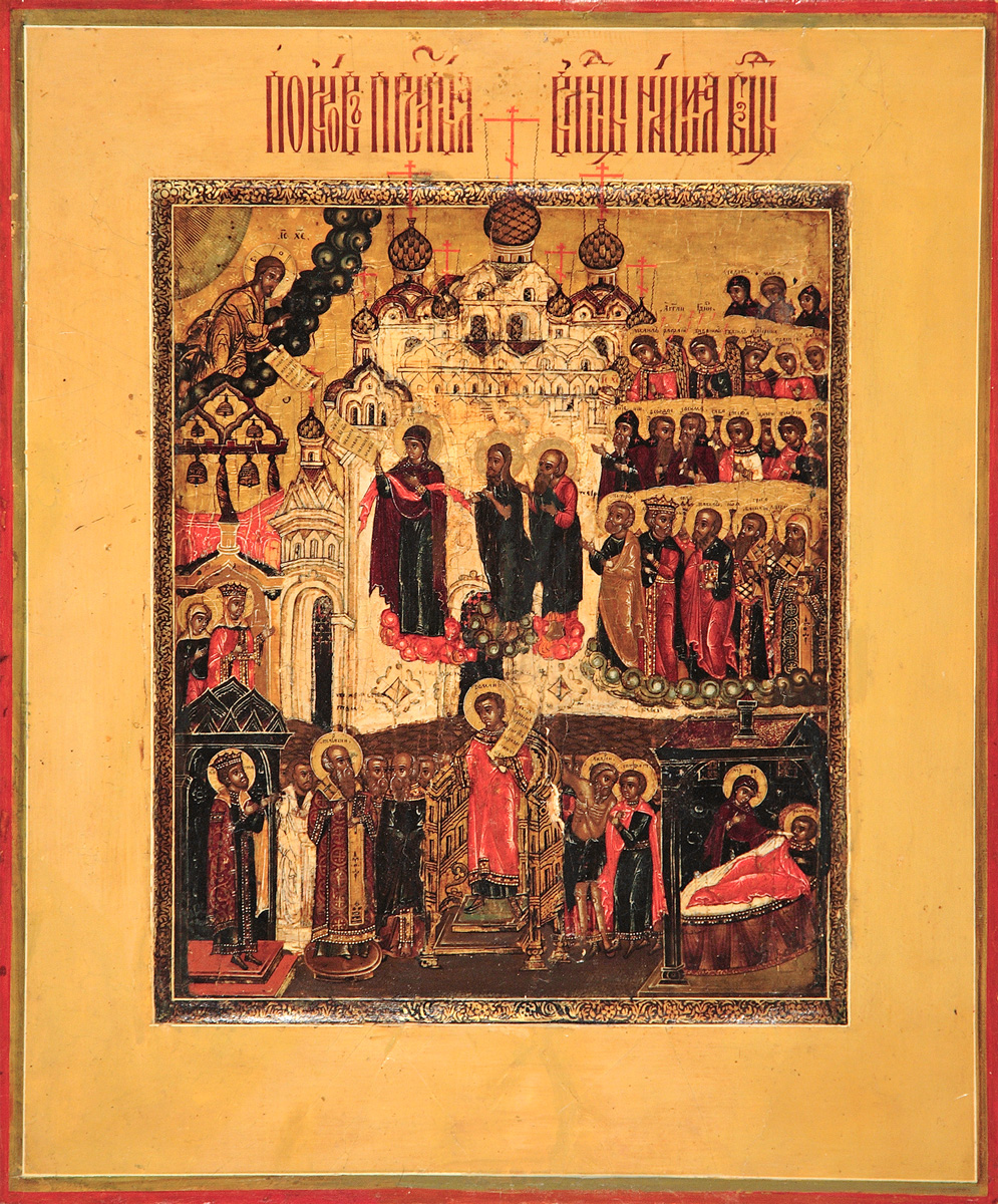Покров, икона Божией Матери