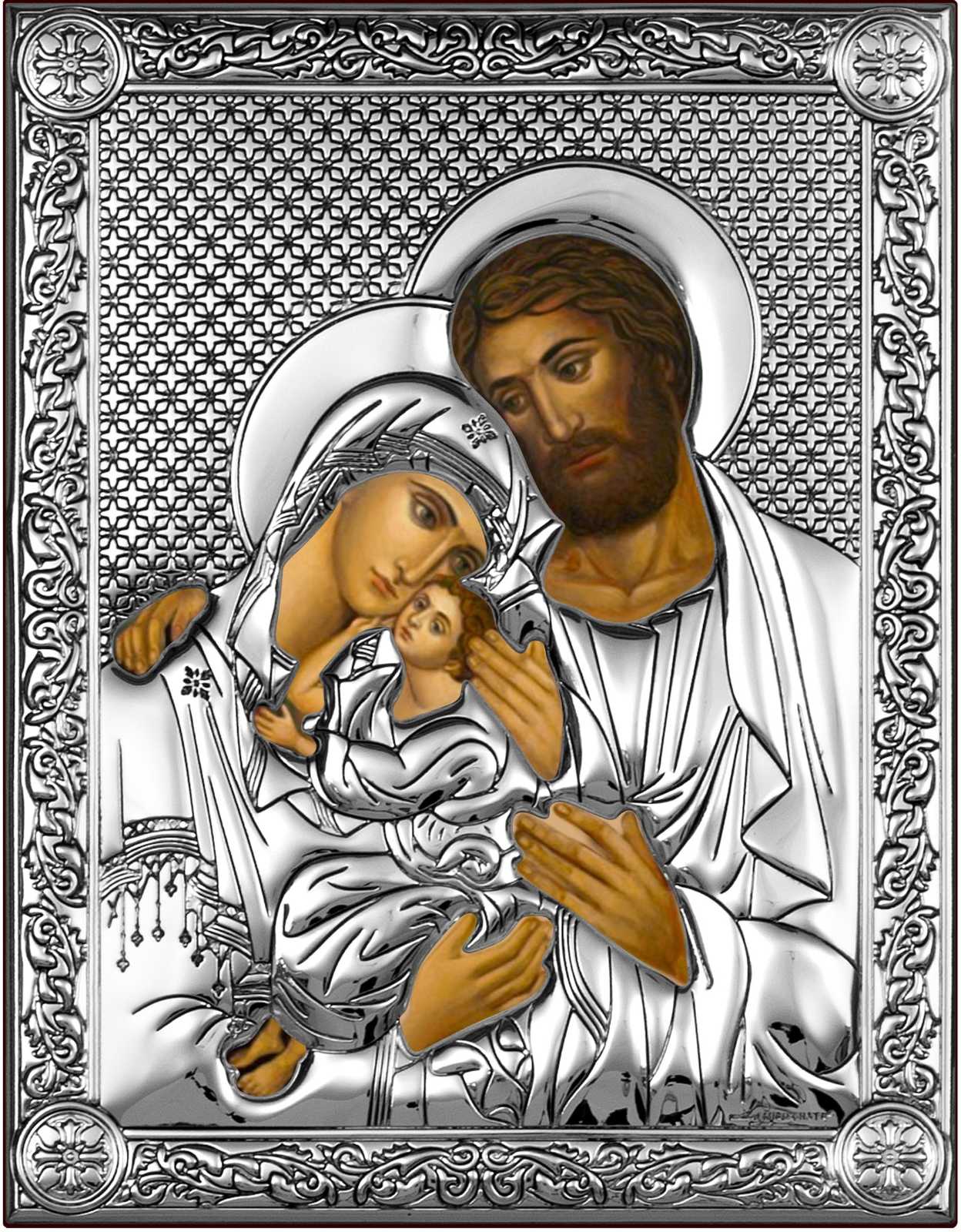Икона освященная "Святое Семейство", 14x18 см